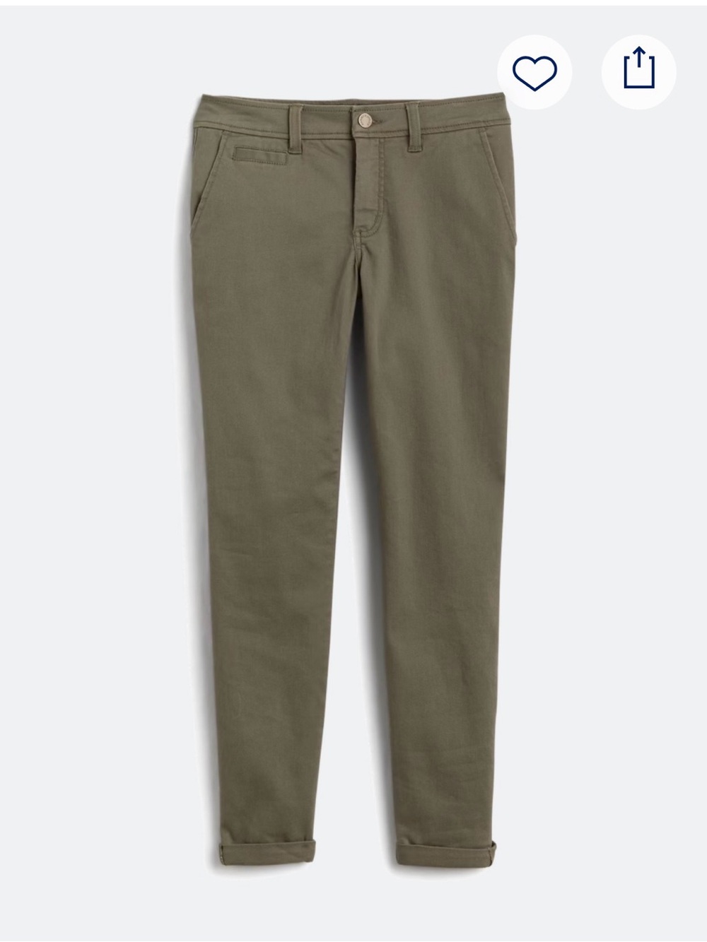 Market & Spruce Olive Green Pants
